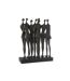 Statue Figurine en Résine 8 Personnes 64cm Noir-2