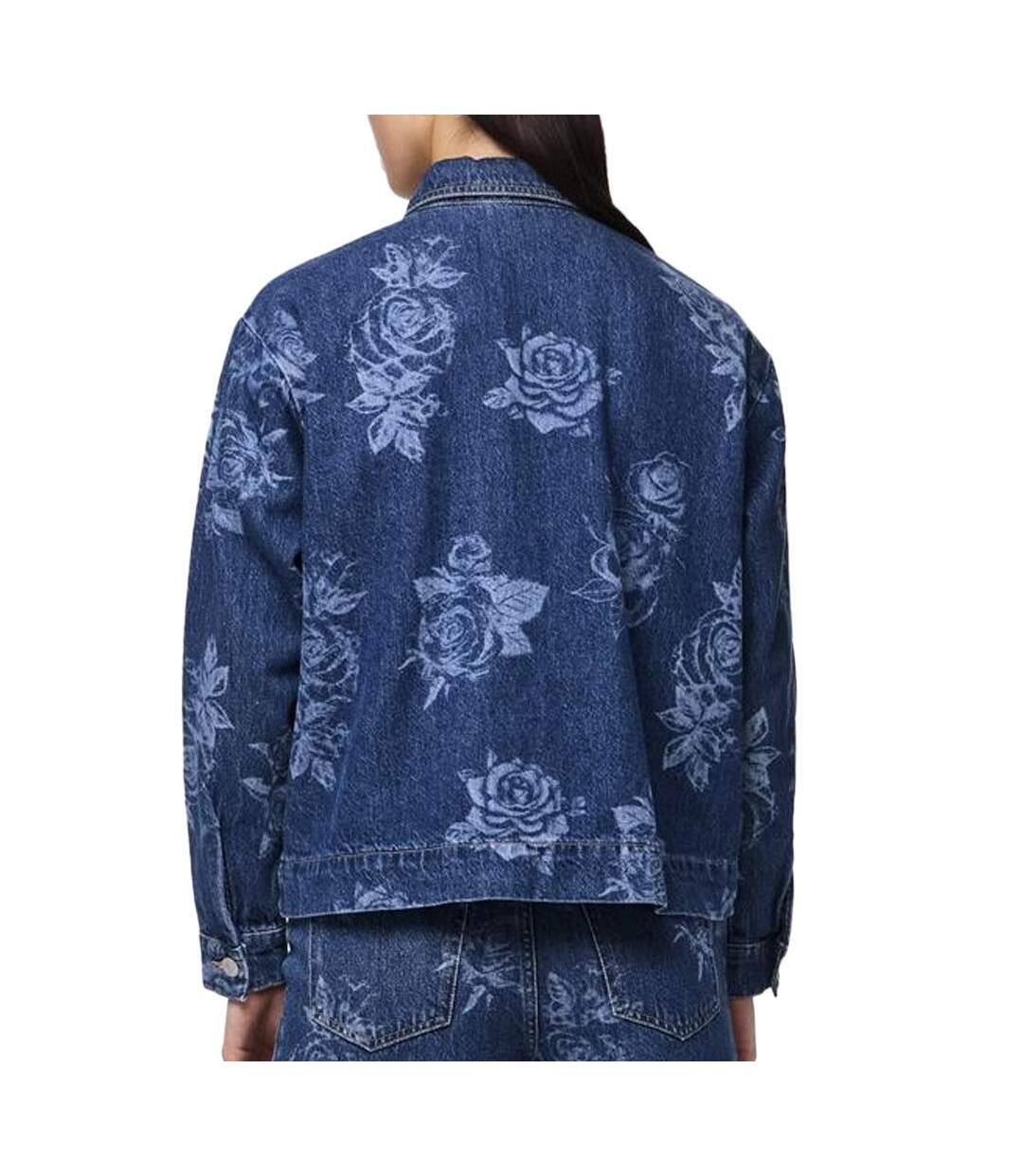 Chemise bleu femme pieces flora-2
