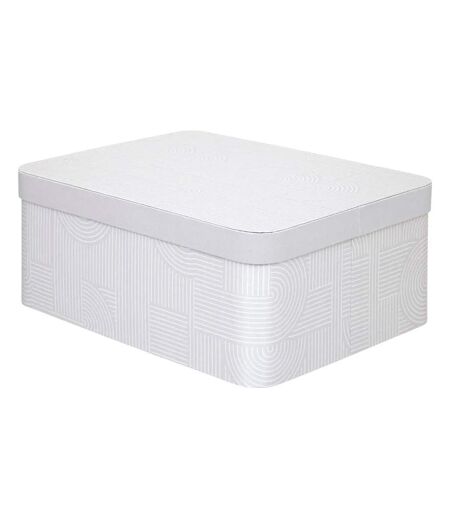 Lot de 4 Boîtes Déco Polybox 39cm Beige