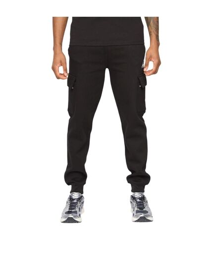 Mens Crosby Cargo Jogging Bottoms Black Kings Will Dream