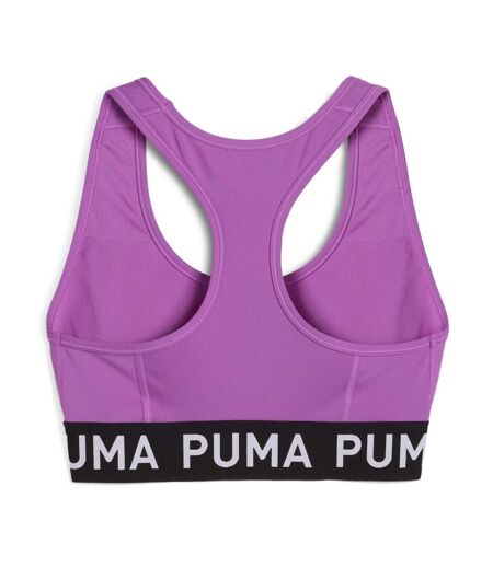 Brassière violette/noire femme puma 4keeps strong