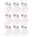 Chaussettes Homme LE COQ SPORTIF 9 Paires CREW BLANC