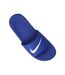 Claquettes Piscine Motif/style Swoosh Kawa Enfant Bleu Gris Argent Nike-3
