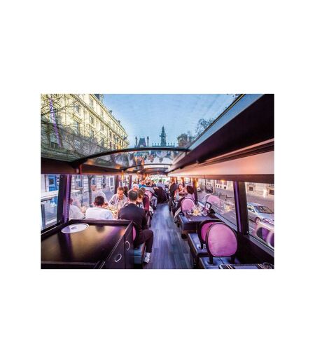 Dîner insolite 3 plats avec visite de Paris dans le bus à impériale Le Champs-Élysées - SMARTBOX - Coffret Cadeau Gastronomie