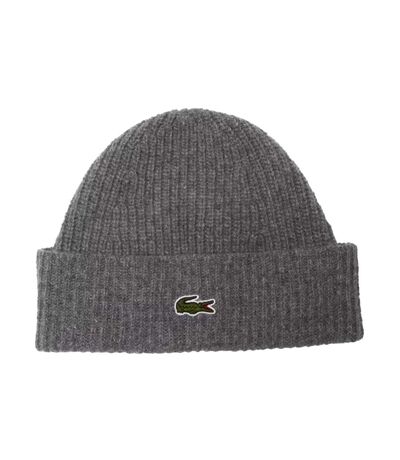 Bonnet gris homme lacoste rb9883 - taille unique