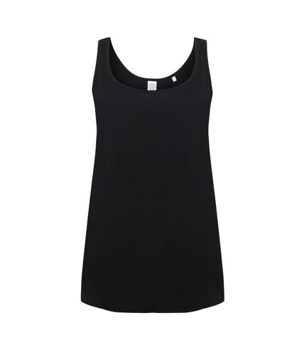 Skinni Fit Womens/Ladies Slounge Undershirt (Black)