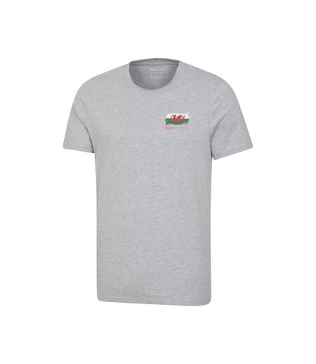 T-shirt Motif/style Graphique Wales Homme Gris Mountain Warehouse