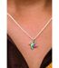 Colourful Rainbow Tiny Windmill Charm Adjustable Pendant Necklace