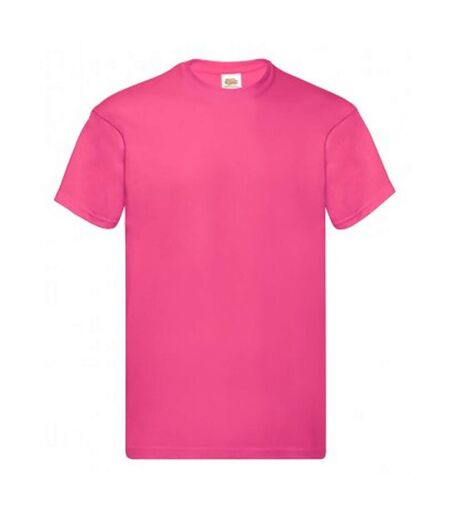 Fruit Of The Loom  - T-shirt manches courtes - Homme (Fuchsia) - UTPC124