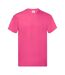 Fruit Of The Loom  - T-shirt manches courtes - Homme (Fuchsia) - UTPC124
