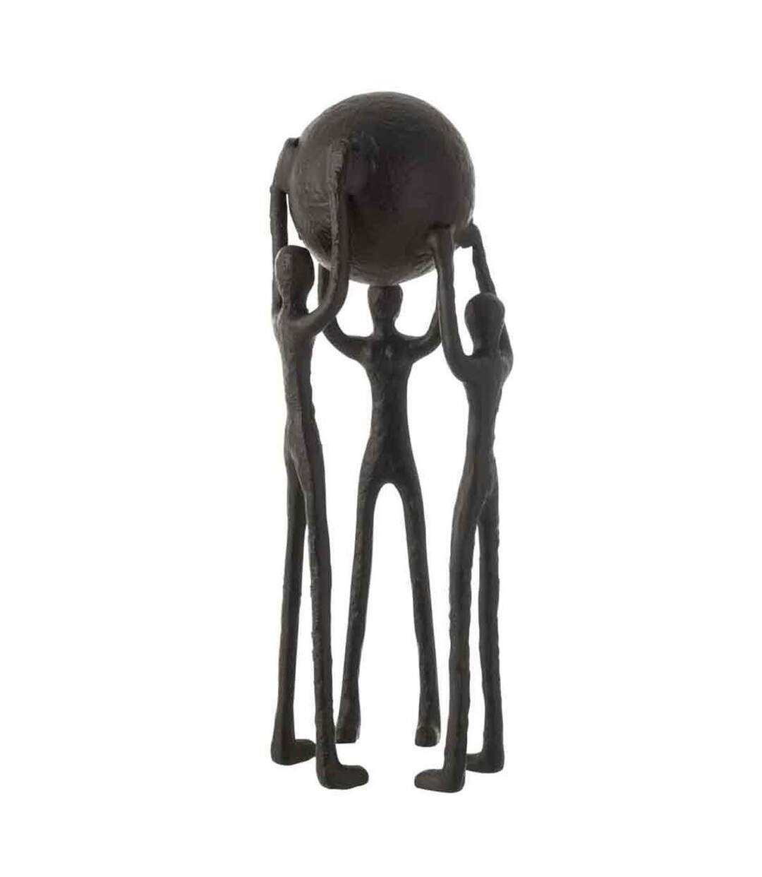 Statuette Déco 3 Personnages avec Balle 48cm Noir-1
