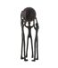 Statuette Déco 3 Personnages avec Balle 48cm Noir-1
