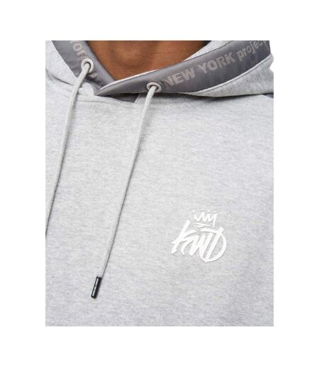Sweat À Capuche Tapelny Homme Gris Chiné Kings Will Dream