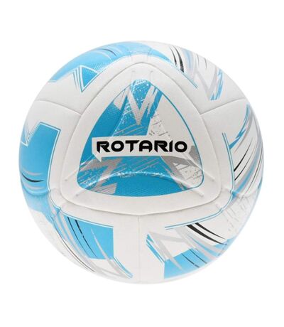 Ballon de foot rotario fifa taille 5 blanc / cyan / noir / argenté Precision