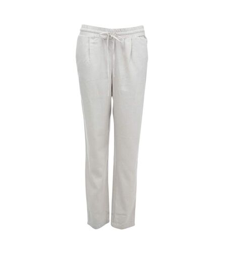 Womens/ladies Jesmilo Linen Blend Trousers White Vero Moda