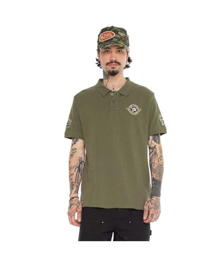 Polo piqué slub avec écusson Raph Vondutch