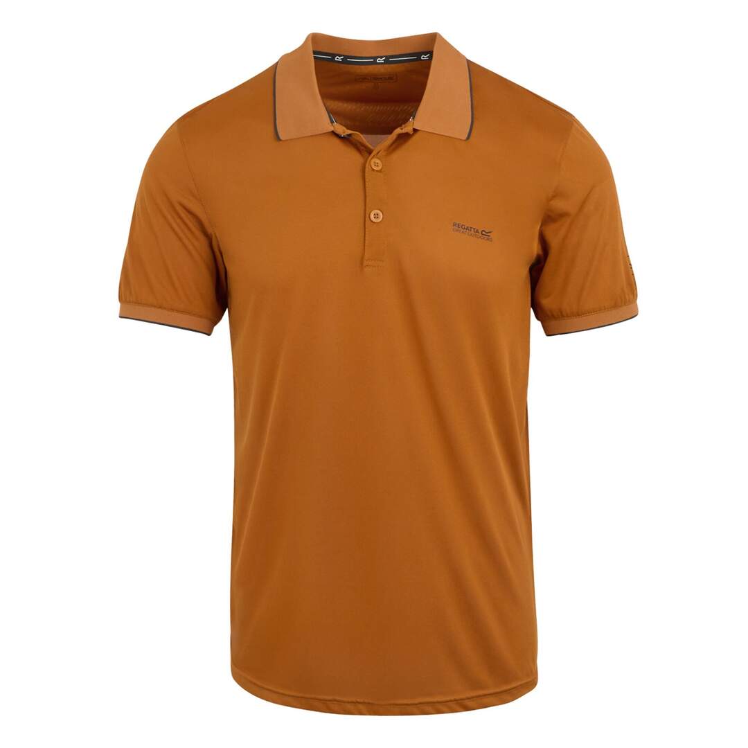 Polo remex homme orange sombre uni Regatta-1