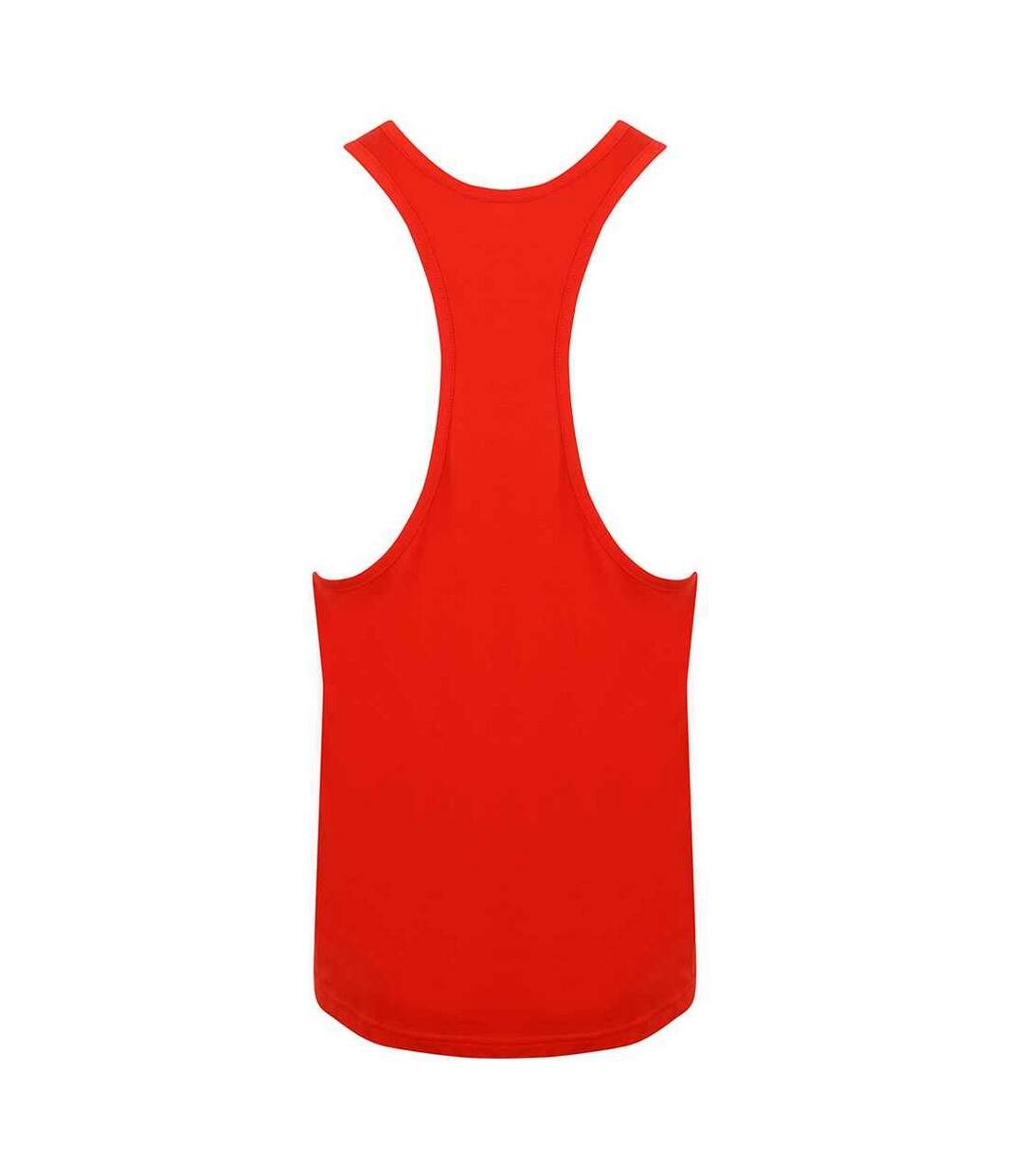 Mens muscle tank top bright red SF