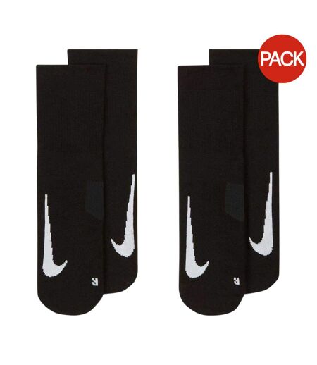 Lot De 2  Socquettes Adulte Noir Nike