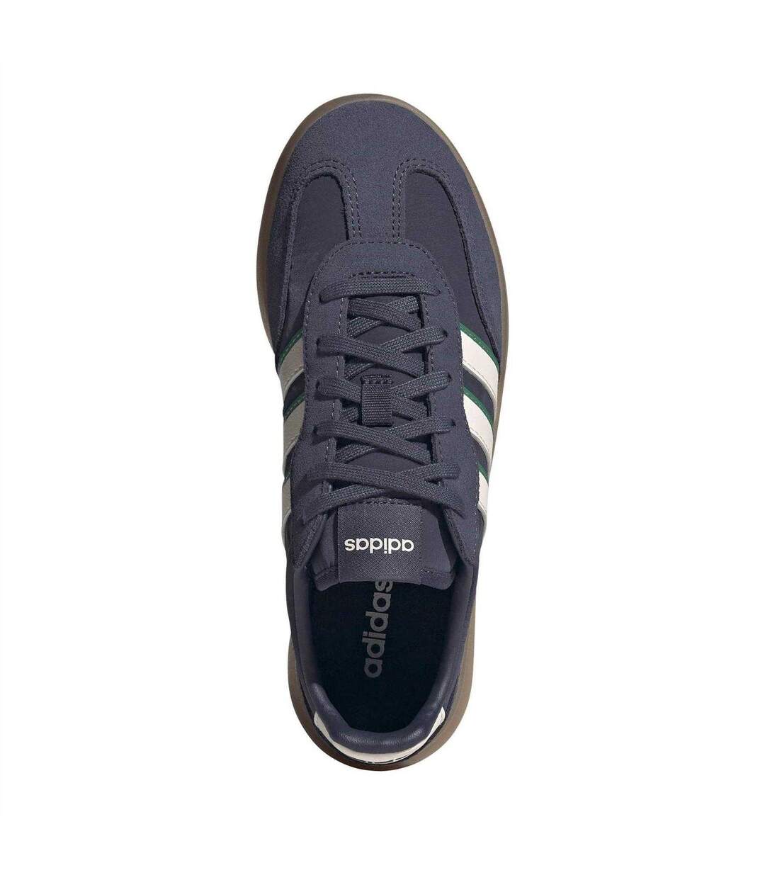 Mens Barreda Decode 3 Stripes Trainers Shadow Blue Adidas-4