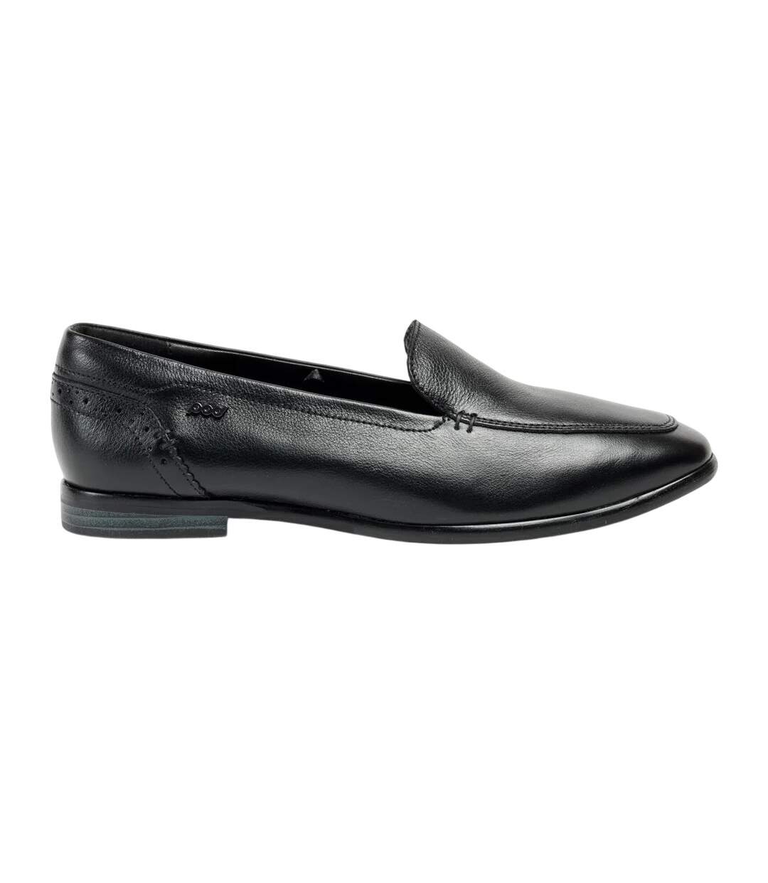 Mocassins penny femme noir POD-3