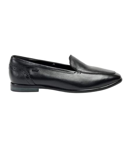 Mocassins penny femme noir POD