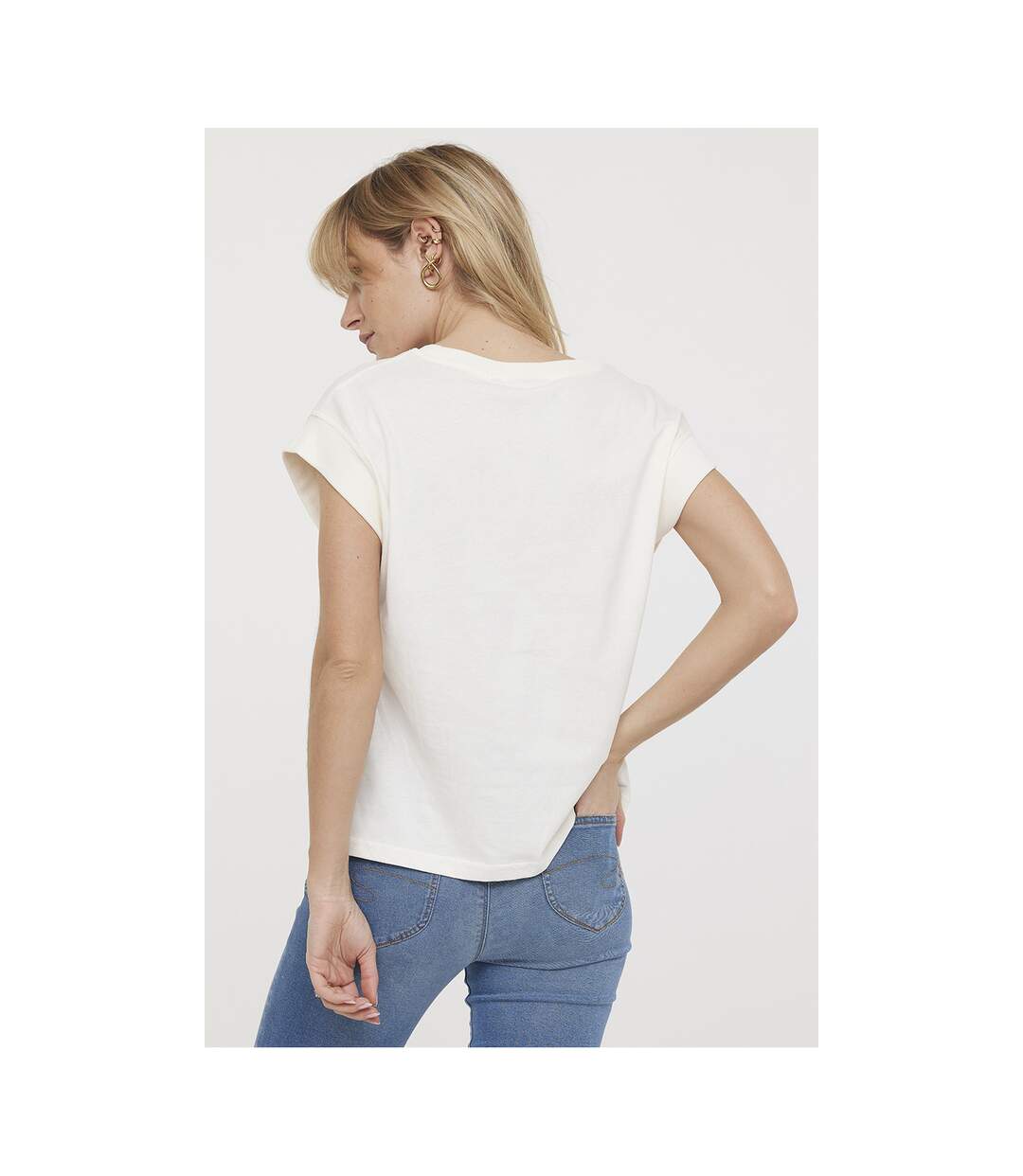 T-shirt manches courtes coton regular AZINA