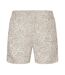 Short De Bain Motif/style Abstrait Homme Taupe Threadbare-2