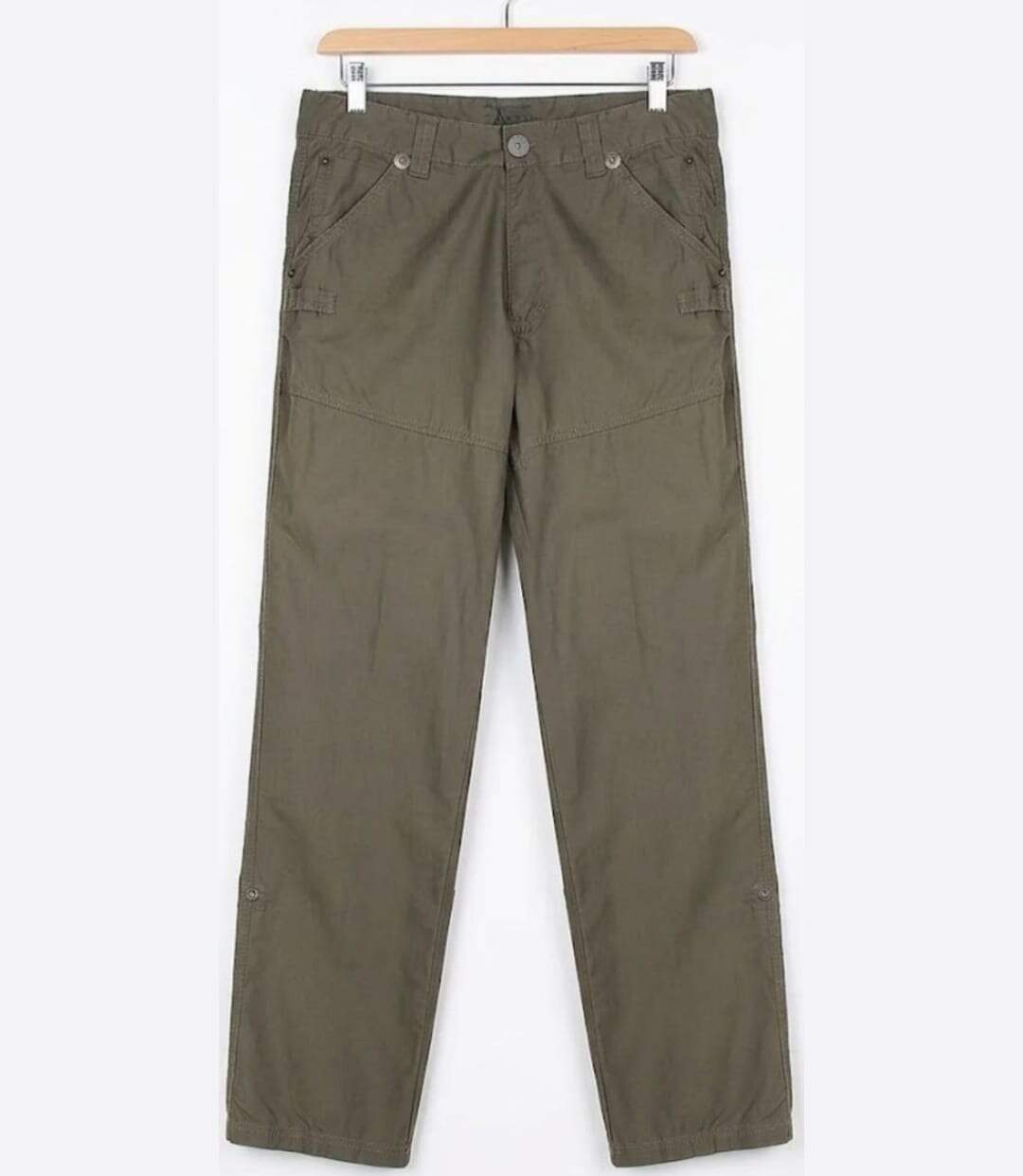 AXXANO AE1150K — Pantalon droit kaki : confort naturel et coupe classique-2