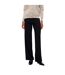 Womens/ladies Berlin Plain Relaxed Fit Trousers Black Vero Moda-1