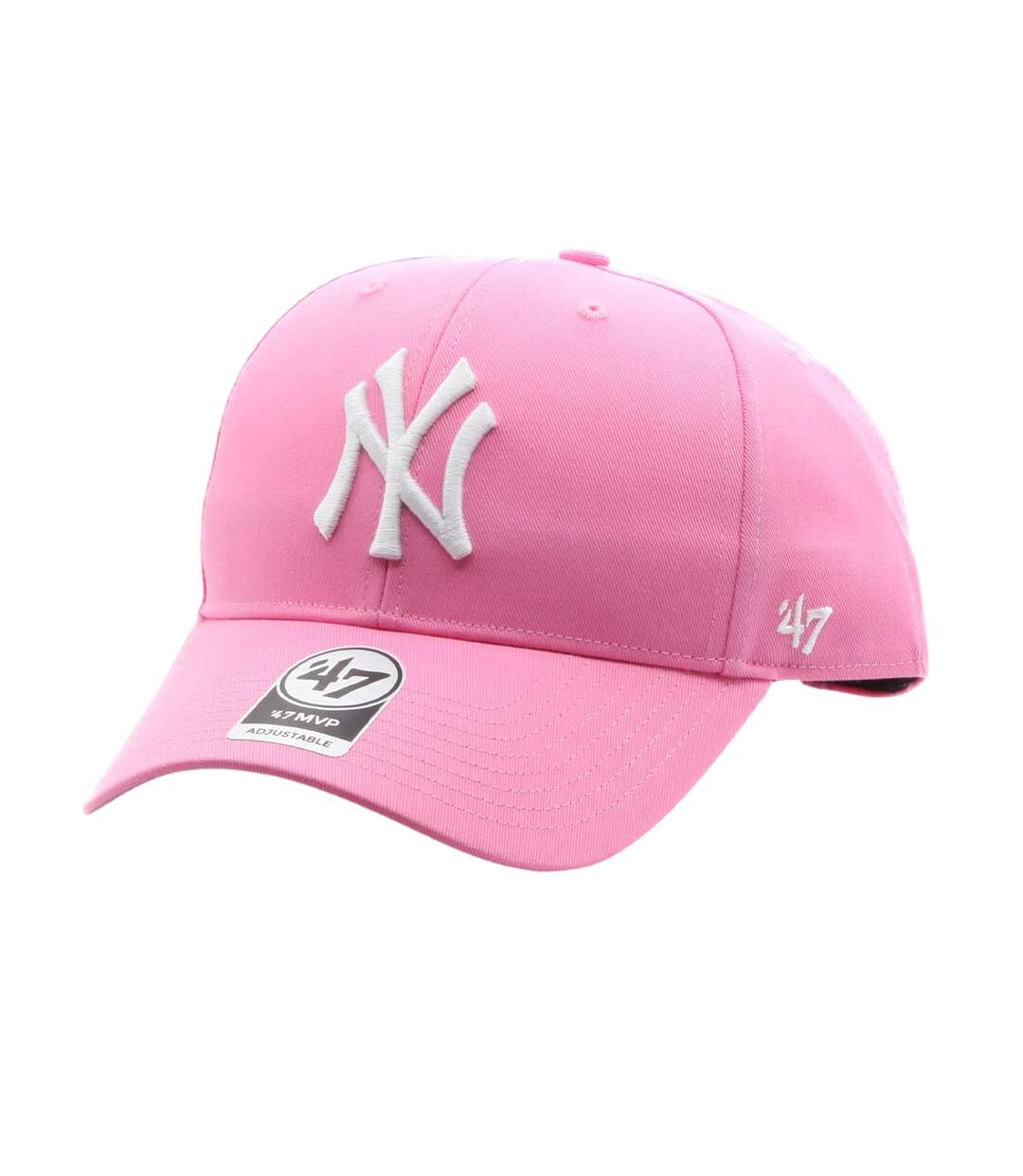 Childrens/kids Mvp 47 Cotton Blend Baseball Cap Pink New York Yankees-1