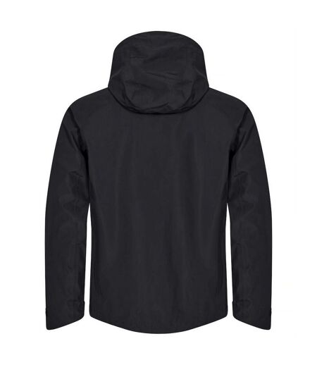 Mens Classic Soft Shell Jacket Black Clique