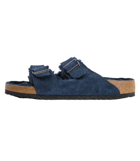 Mens Arizona Suede Sandals Navy Birkenstock