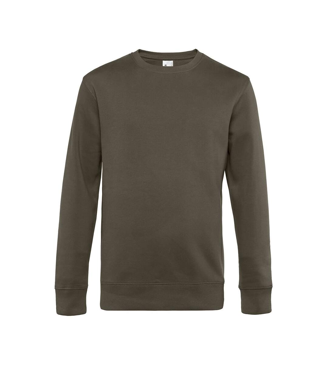 Mens king sweatshirt khaki B&C