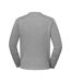 Sweat Uni Col Ars-du-cou Iconic Premium Homme Gris Clair Chiné Fruit Of The Loom-2