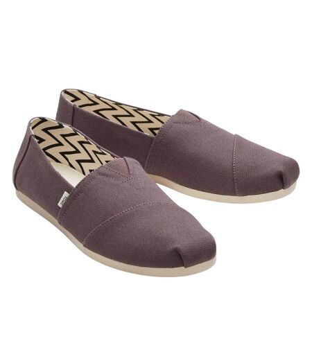 Unisex Adult Alpargata Canvas Shoes Black White Toms