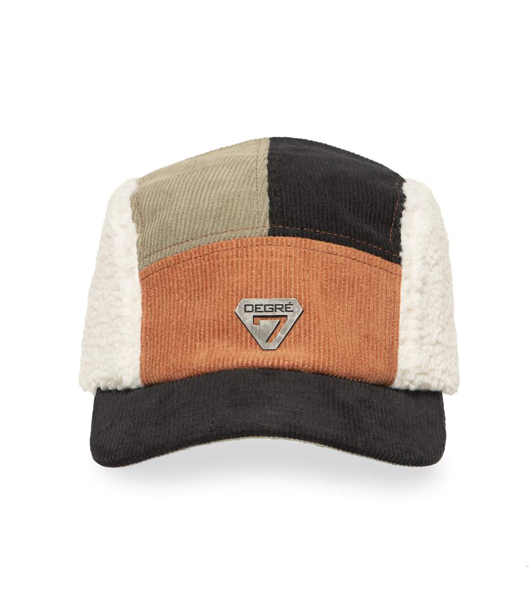 Casquette 5 panels Velours et Sherpa Corduroy Degre 7-1