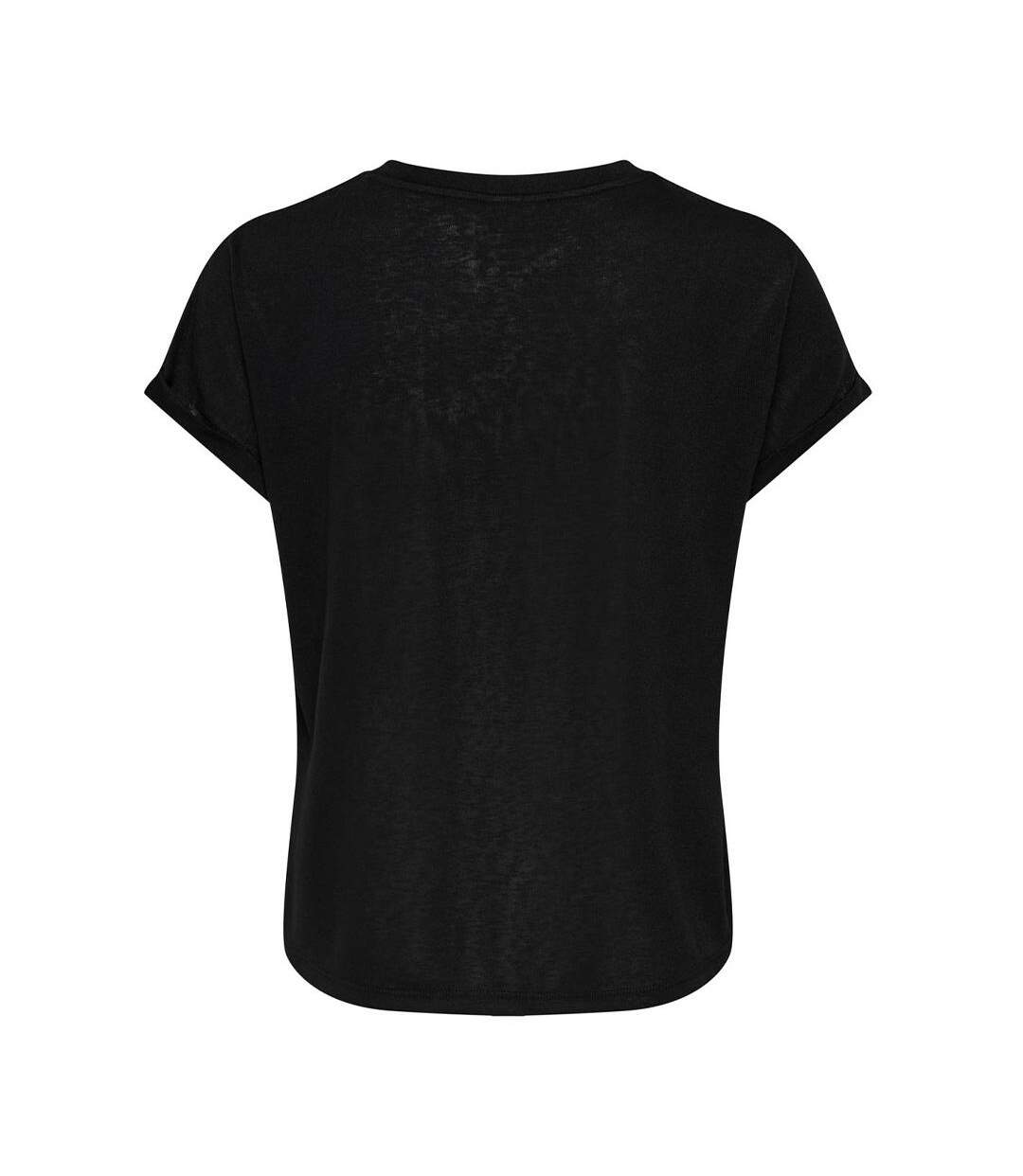 T-Shirt noir femme jdy faustinan-2