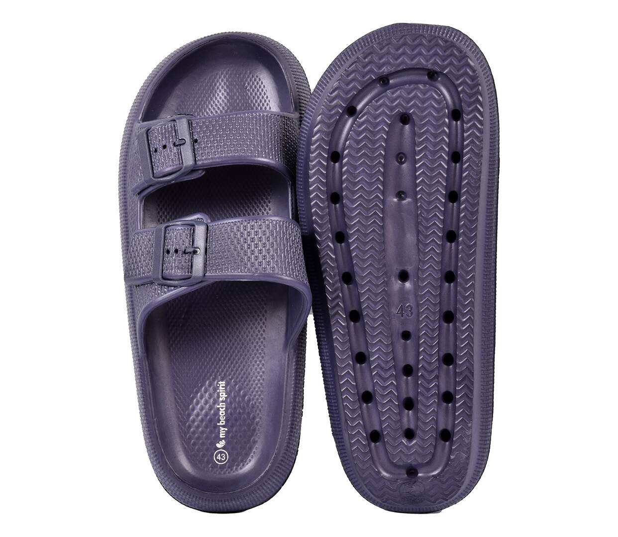 Sandales Mules EVA Boucle MBS01468 MARINE-4