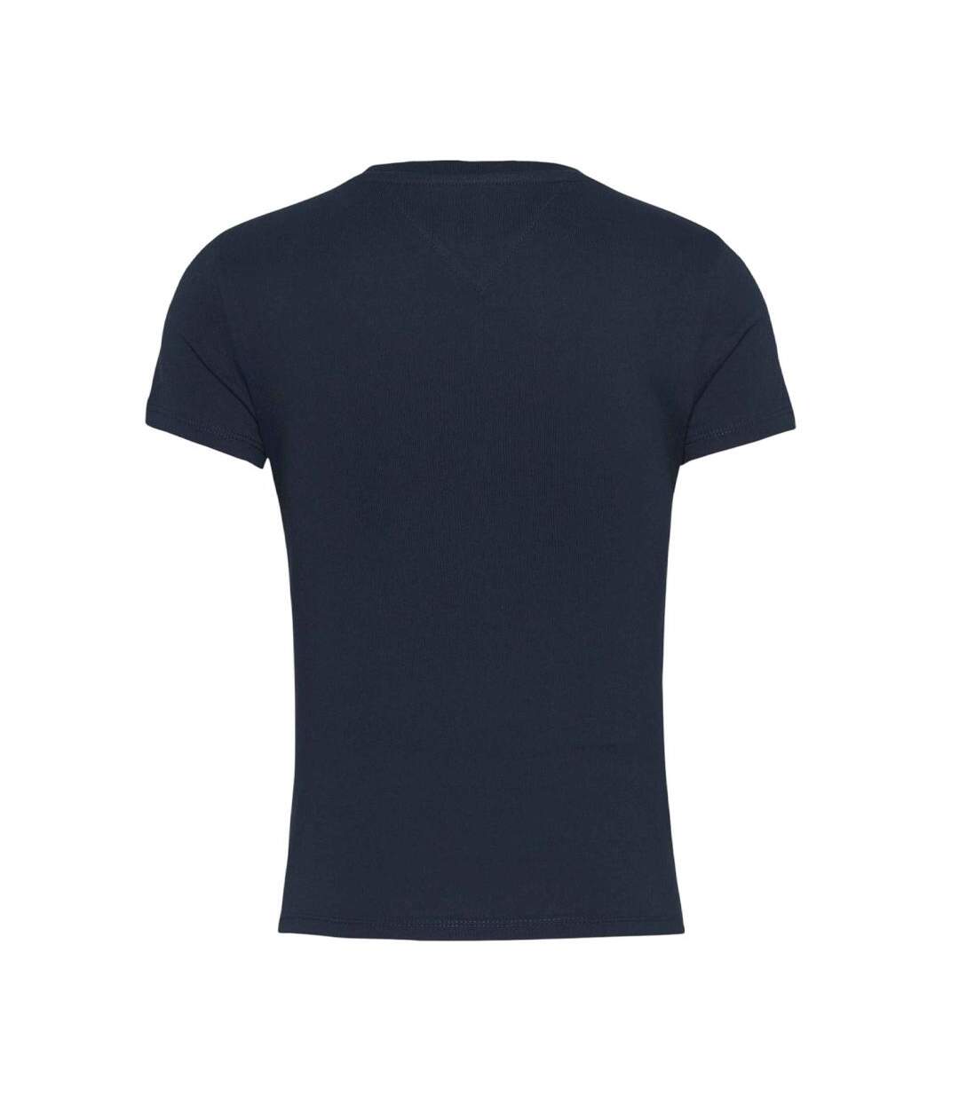 T-Shirt marine femme tommy hilfiger slim - l-2