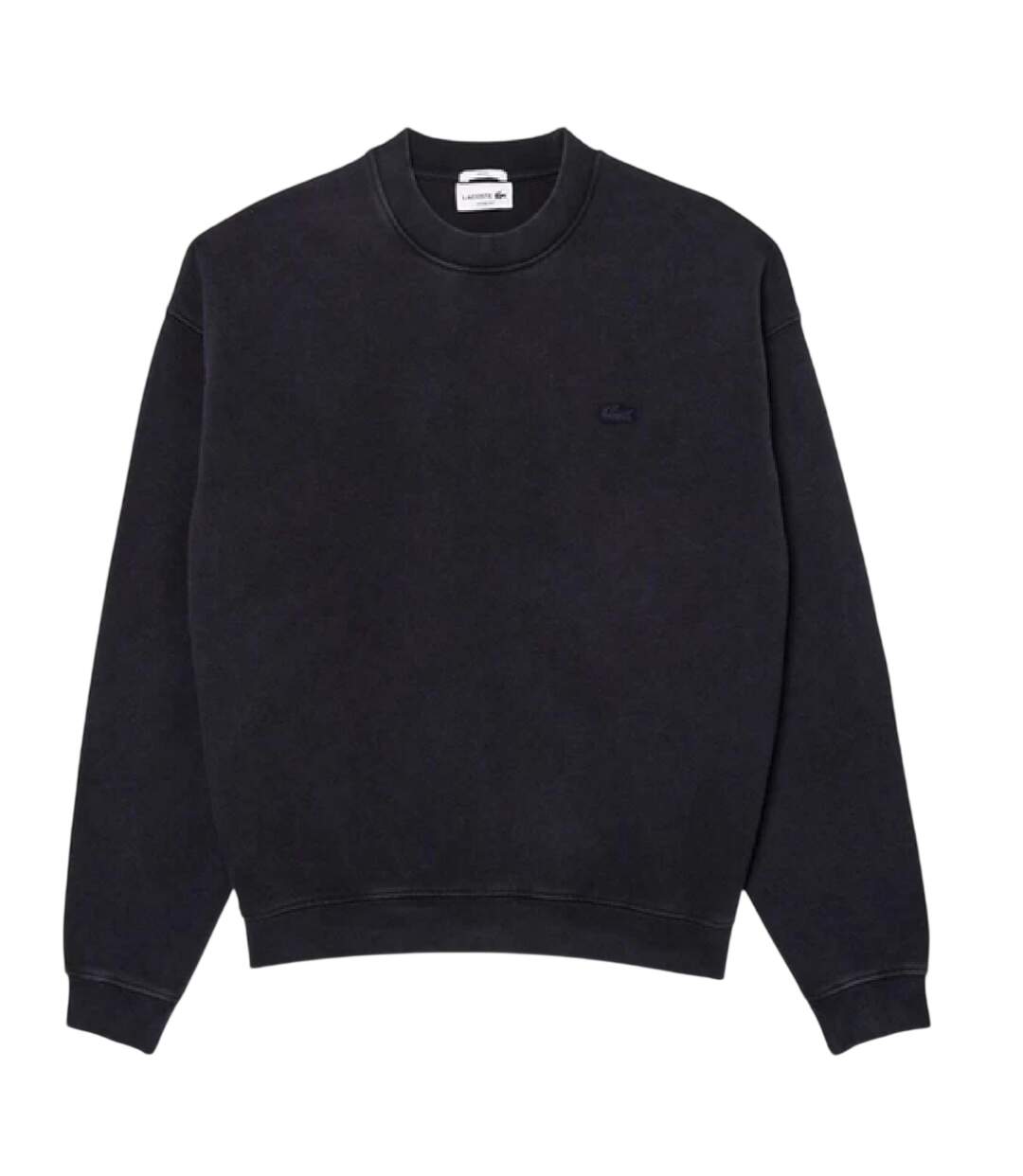 Sweat Motif/style Délavé Adulte Noir Lacoste-2