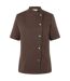 Womens/ladies Greta Chef Jacket Light Brown Karlowsky-2