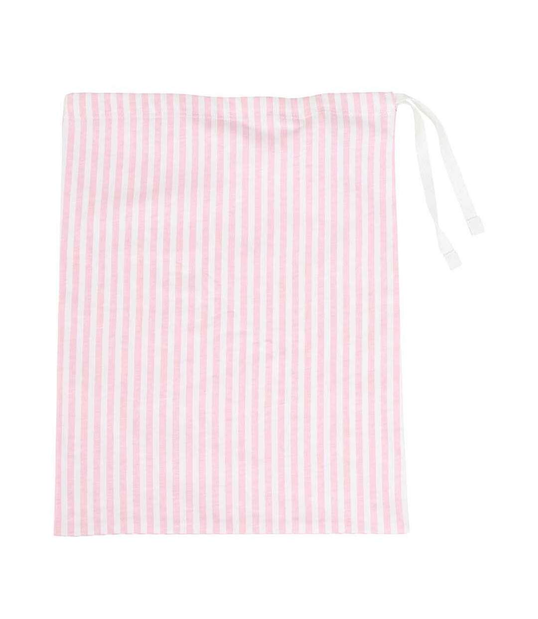 Ensemble De Pyjama Long Femme Blanc Rose Towel City-3