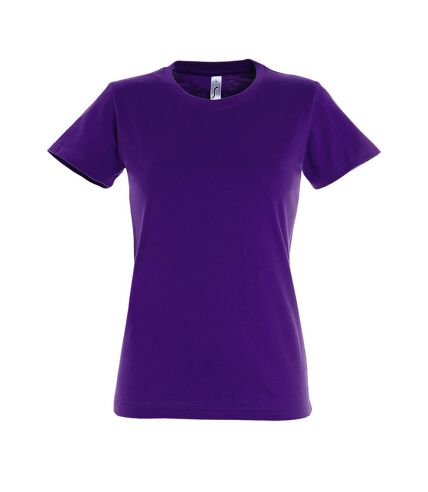 SOLS - T-shirt manches courtes IMPERIAL - Femme (Violet foncé) - UTPC291