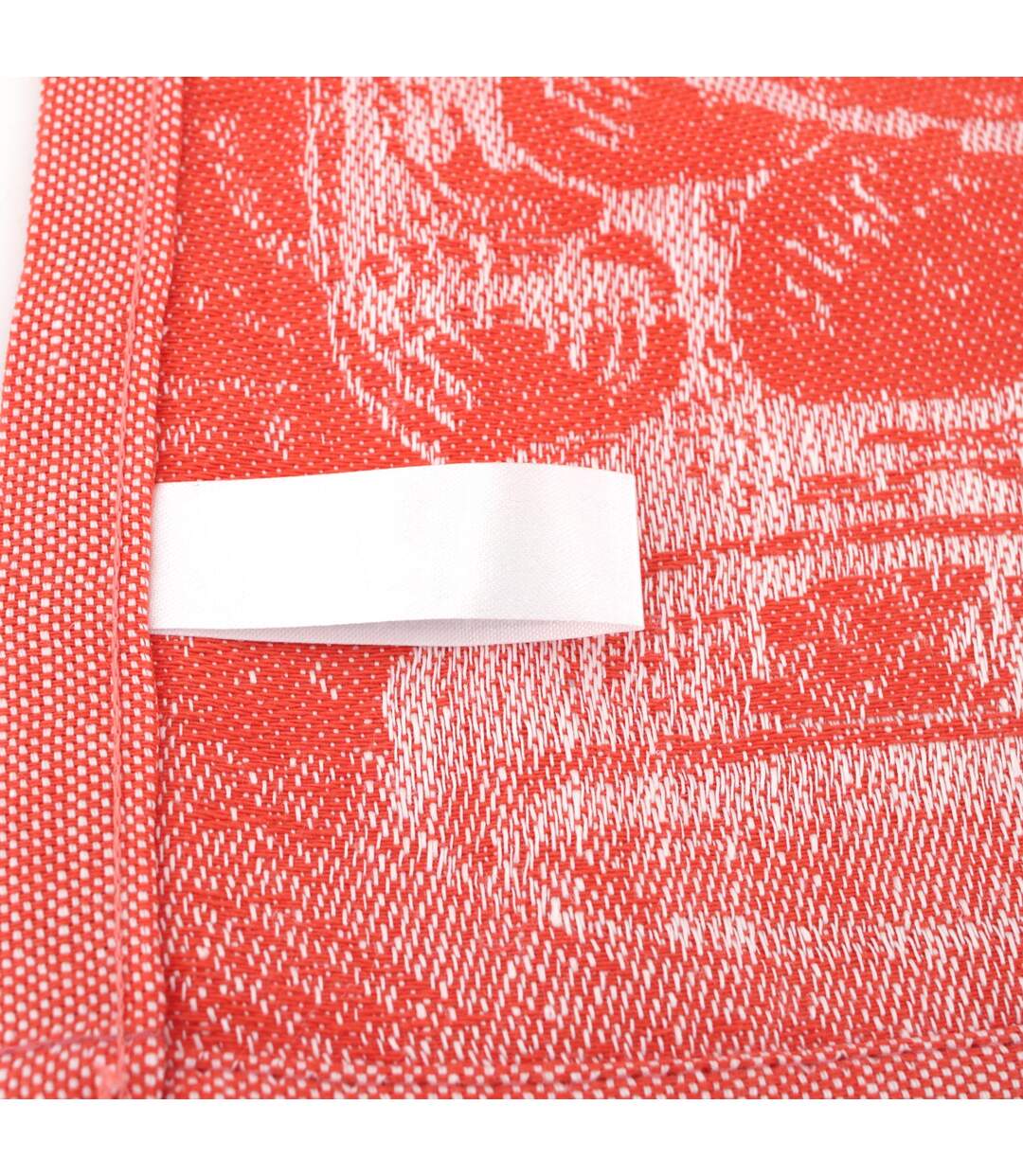 Lot de 2 torchons cuisine toile OLIVES coton et lin-5