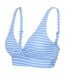 Haut De Maillot De Bain Paloma Femme Bleu Clair Blanc Regatta-4