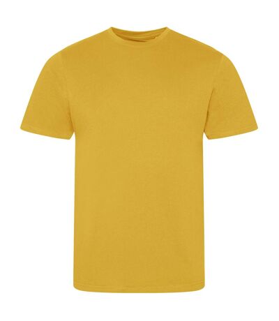 Awdis Mens Cascade Ecologie T-Shirt (Mustard Yellow)