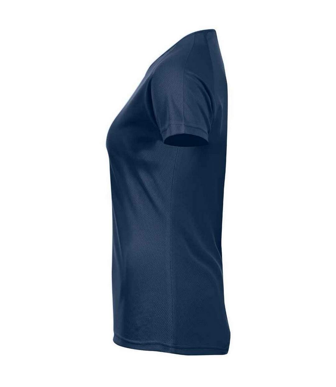 T-shirt Sporty Femme Bleu Marine Français SOLS-3