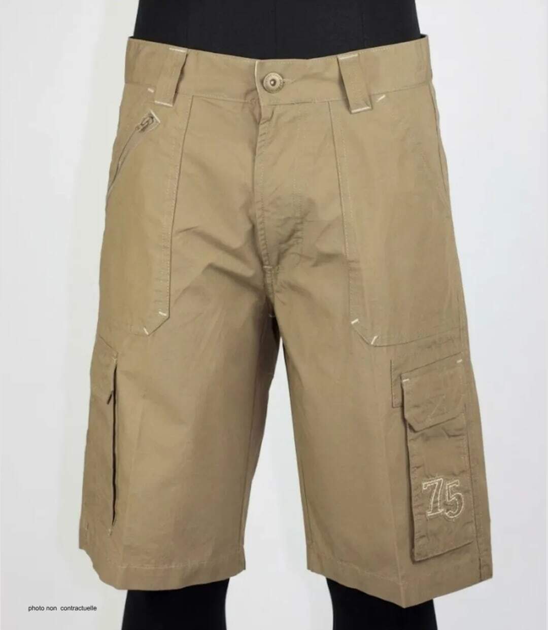 WINCHESTER WE1277B Bermuda en coton léger pour un look d'été fonctionnel et décontracté-3