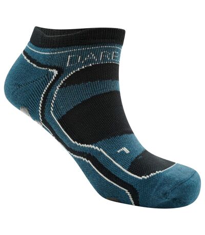 Dare 2B Mens Hex Athleisure Ankle Socks (Black/Orion Grey) - UTRG7271